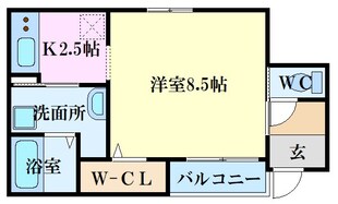 フリードハイムの物件間取画像